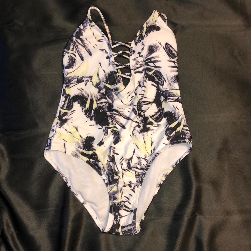 White One-Piece Swimsuit